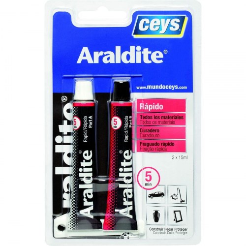 Epoxy lim - Ceys Araldite hurtig, 2 x 15 ml