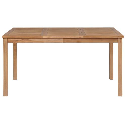 Havebord 150x90x77 cm massivt teaktræ