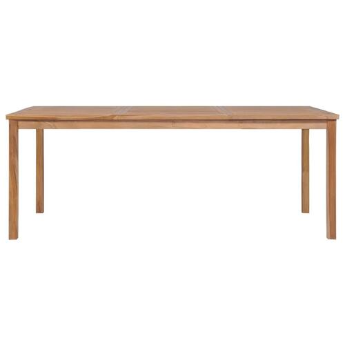 Havebord 200x100x77 cm massivt teaktræ