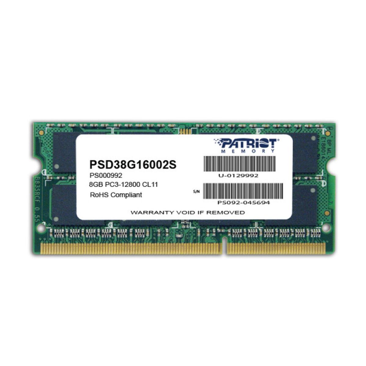 Patriot Memory RAM 8 GB DDR3 1600 MHz SO-DIMM (CL11)