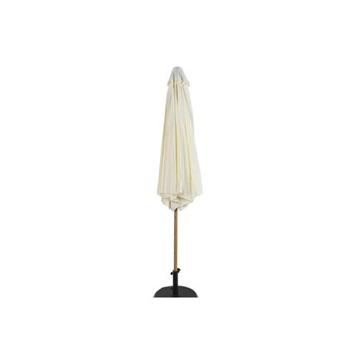 Parasol Natur Beige Aluminium Bambus (300 x 300 x 230 cm)