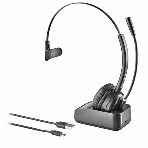 Hovedtelefoner med mikrofon NGS BUZZ BLAB Sort