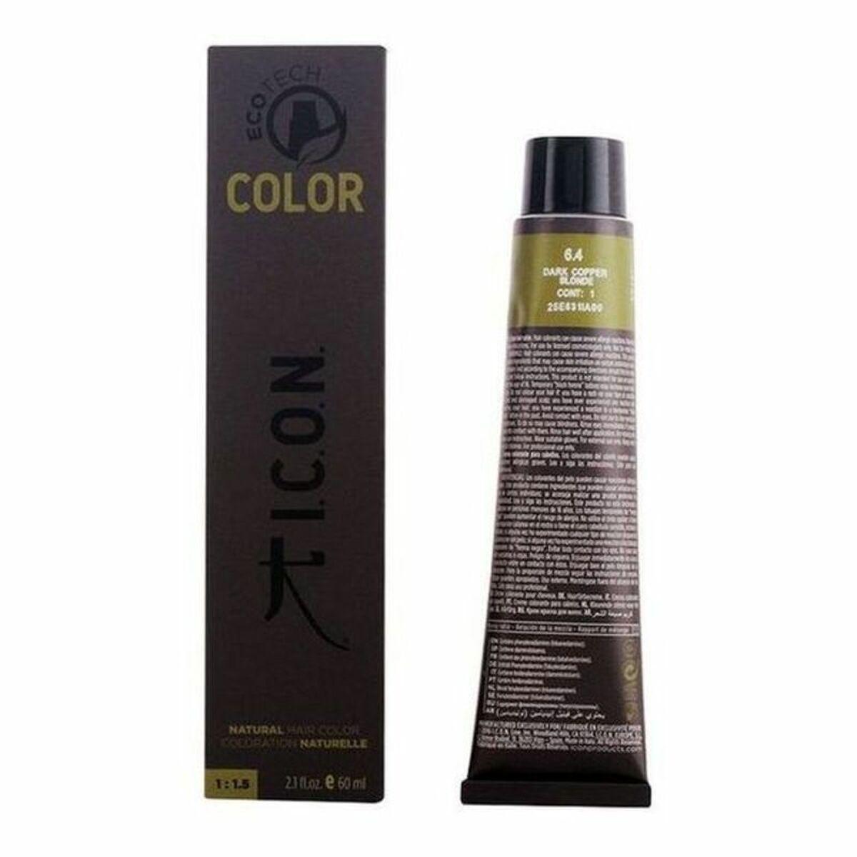 I.c.o.n. Ecotech Color permanent hårfarve 60 ml - 6.4 Dark Copper Blonde