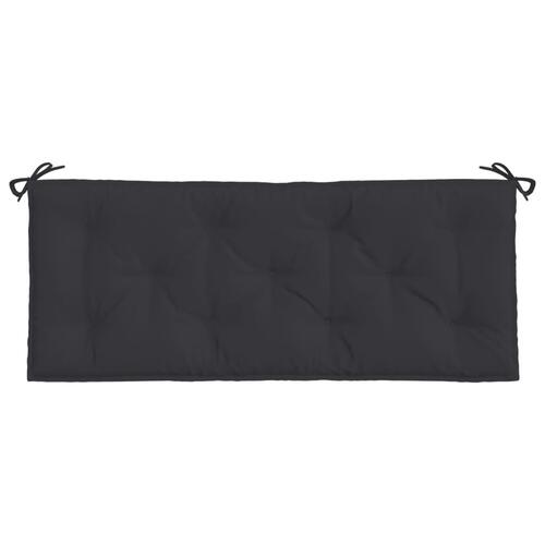 Hynde til havebænk 120x50x7 cm oxfordstof sort