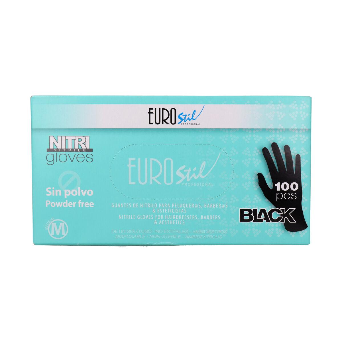 Engangshandsker Eurostil Guantes Nitrilo 100 Enheder