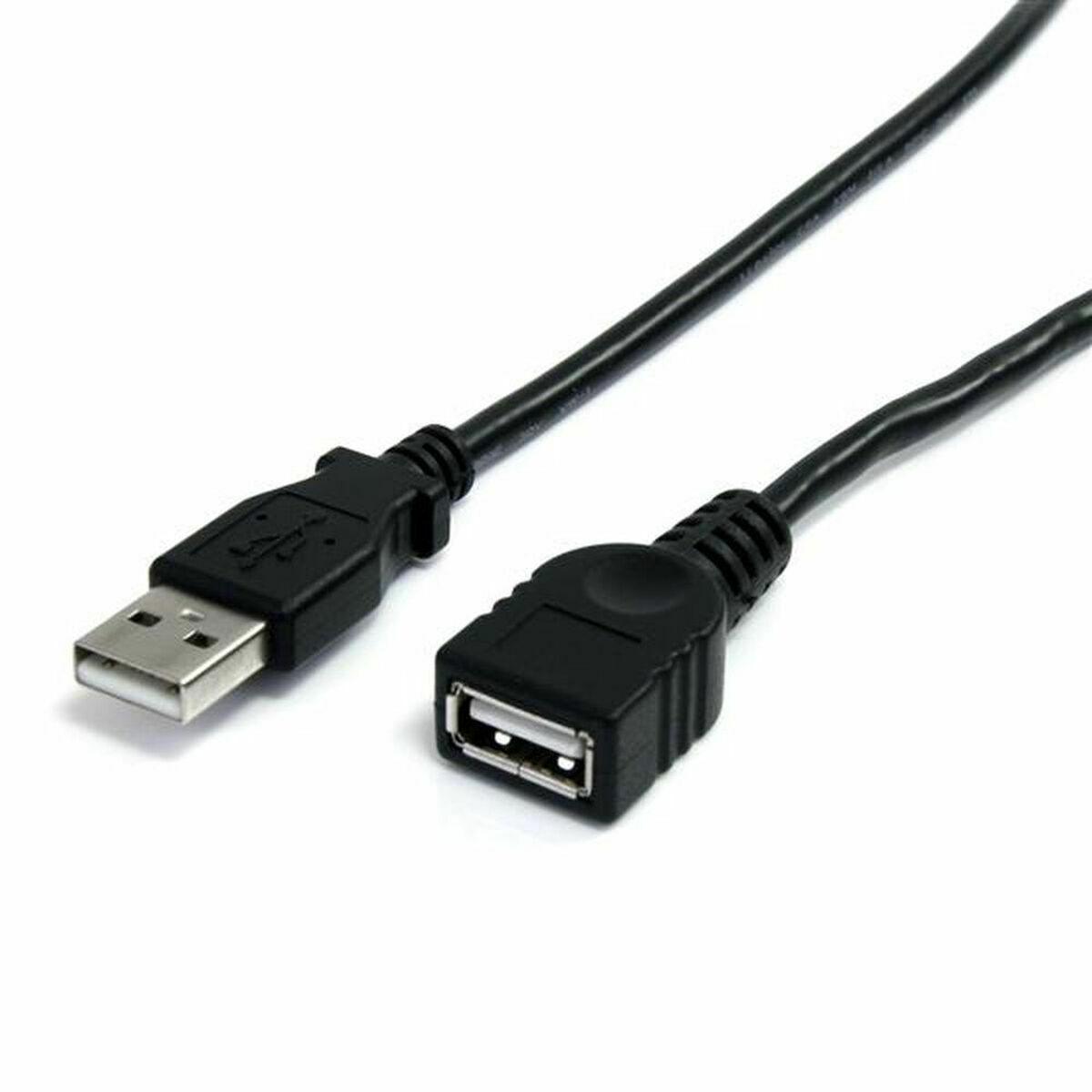 USB-kabel 2.0 forlænger - Startech USB A han til USB A hun, sort billede