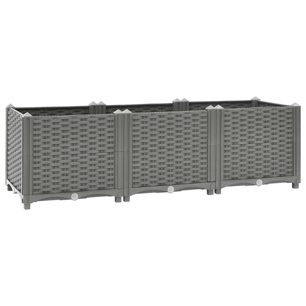 Højbed 120x40x38 cm polypropylen