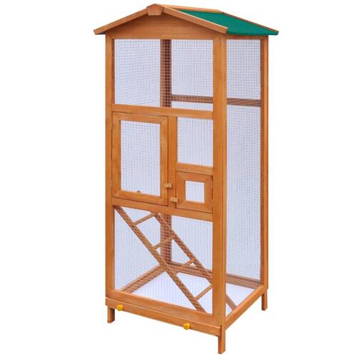 Fuglebur 65x63x165 cm træ