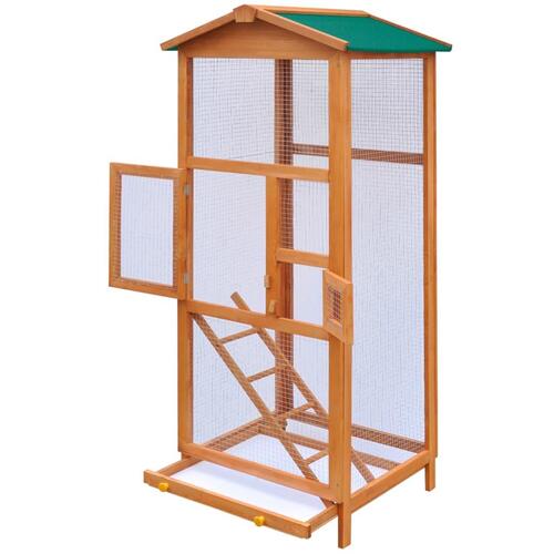 Fuglebur 65x63x165 cm træ
