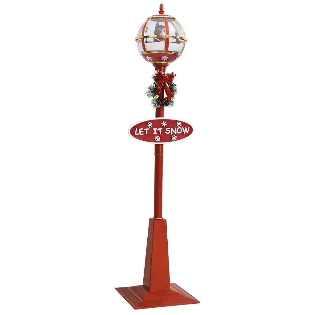 Julegadelampe med julemand 175 cm LED-lys