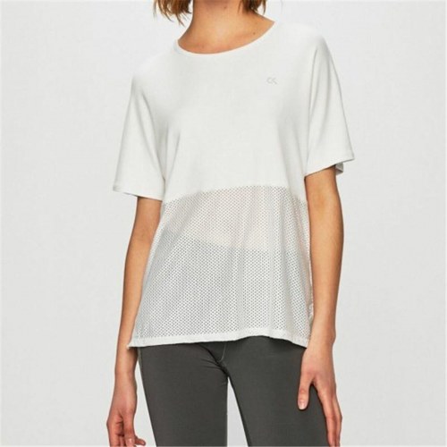 Calvin Klein kortærmet T-shirt til kvinder - hvid, str. S