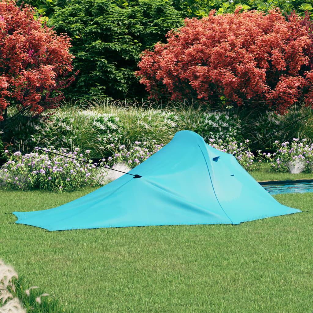 Campingtelt 317 × 240 × 100 cm - blå letvægtstelt