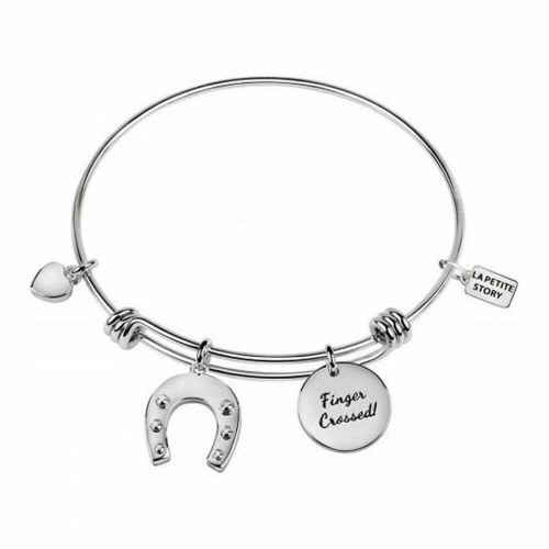 La Petite Story armbånd til kvinder LPS05APZ08 - grå, rustfrit stål
