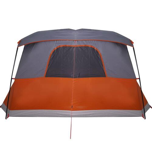 4-personers campingtelt med fortelt vandafvisende orange