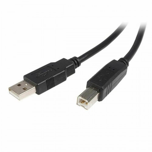 USB-kabel USB A til USB B 2.0 - Startech - 5 m - Sort