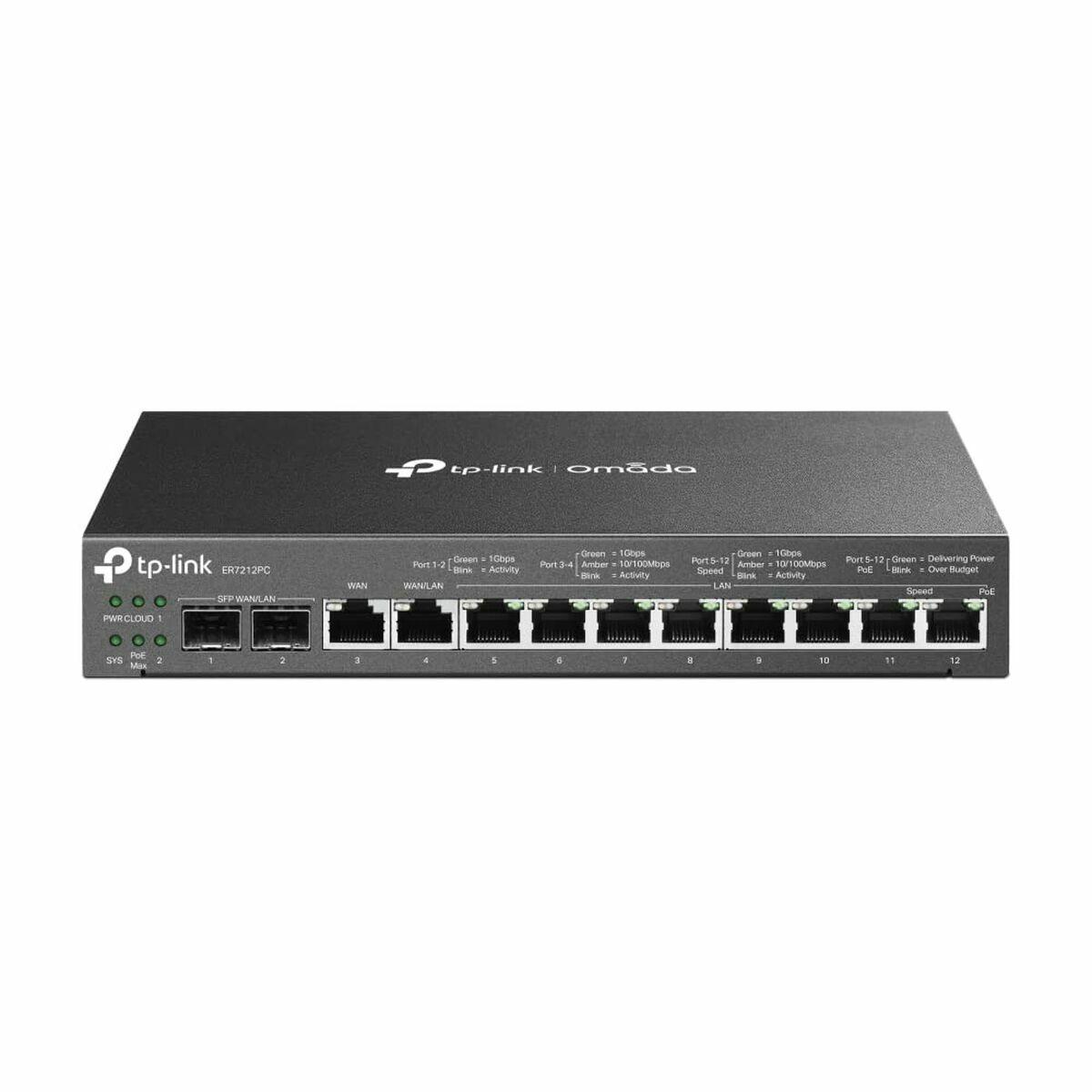 TP-Link ER7212PC gigabit router 10/100/1000 Mbps (sort)