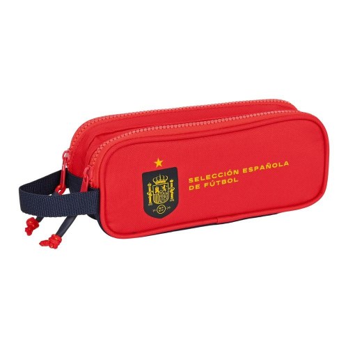 Penalhus RFEF - rød/blå, 2 rum, 21 × 8 × 6 cm