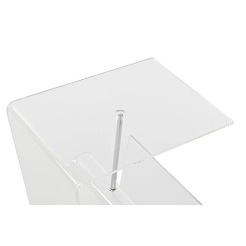 Sofabord Metal Gennemsigtig Akryl (40 x 30 x 44 cm)