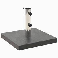 Parasolfod 28,5 kg firkantet granit sort