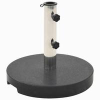 Parasolfod granit 20 kg rund sort