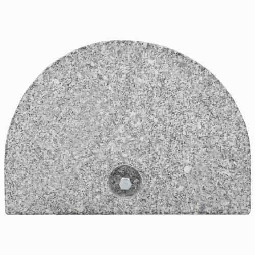 Parasolfod granit 10 kg buet grå