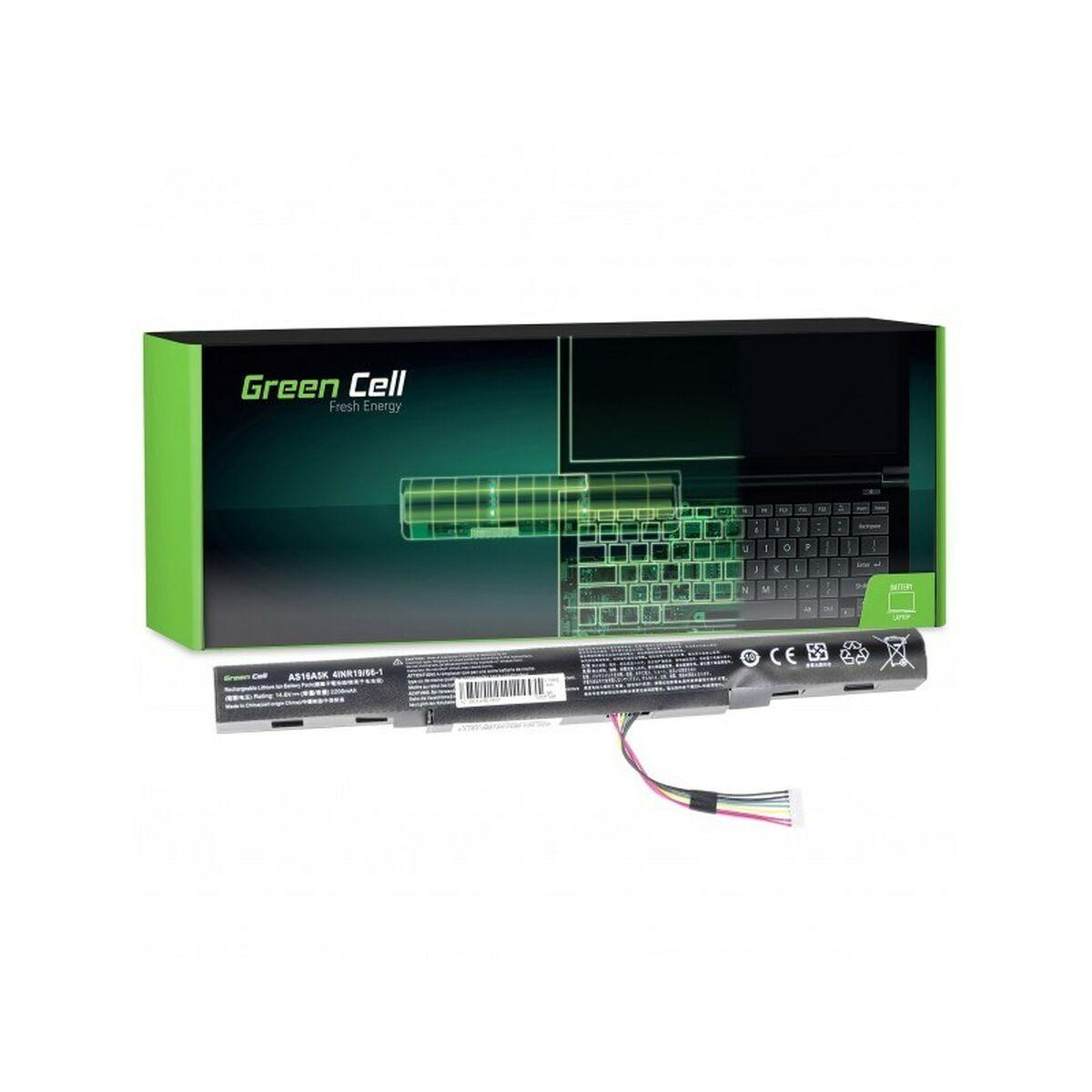 Laptop Batteri Green Cell Ac51 Sort 2200 Mah