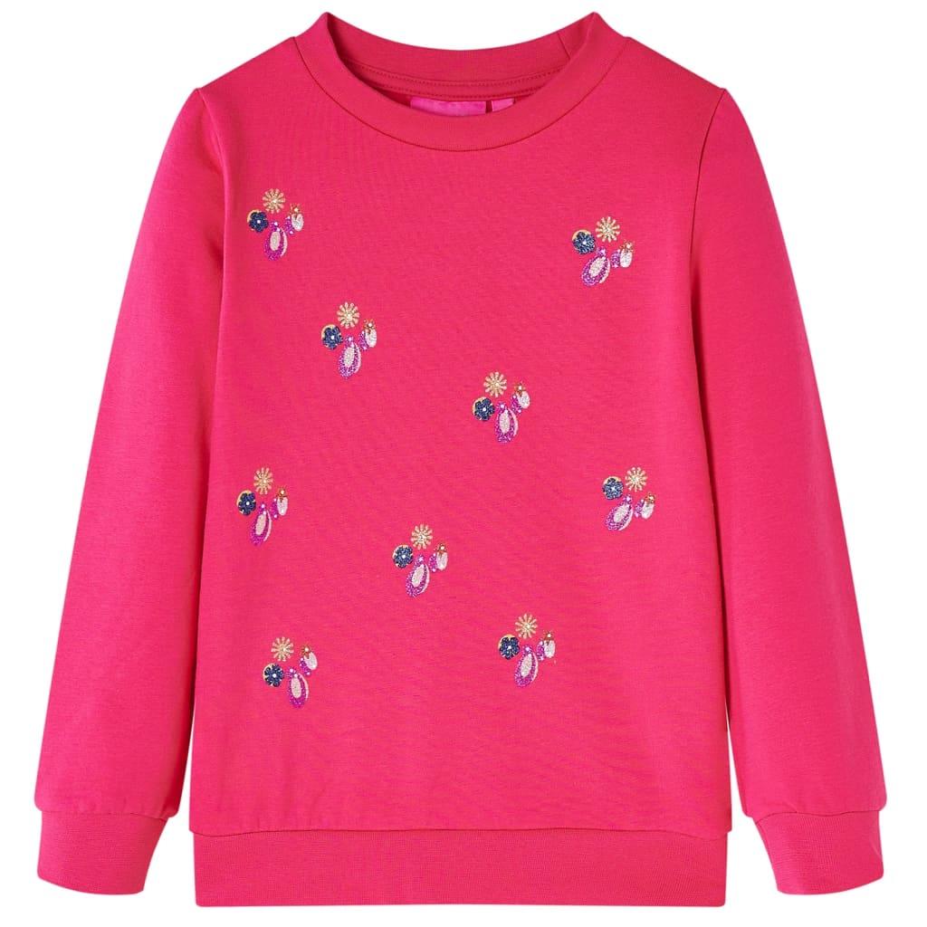 Sweatshirt til børn str. 116 pink billede