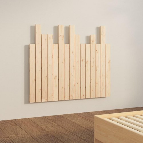 Sengegavl 95,5x3x80 cm massivt fyrretræ