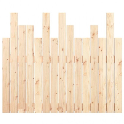 Sengegavl 95,5x3x80 cm massivt fyrretræ