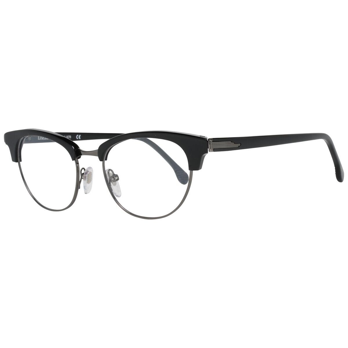 Lozza VL4142 500BLK brillestel - dame, sort cateye/clubmaster-look