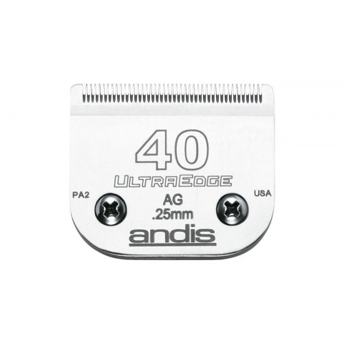 Andis UltraEdge S-40 clipperblad 0,25 mm - stål, chromsalt