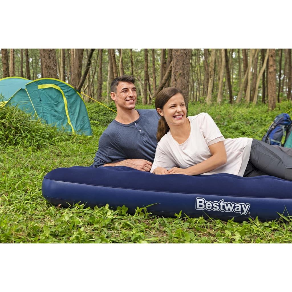 Bestway luftmadras 203x152x22 cm velourtop 67003