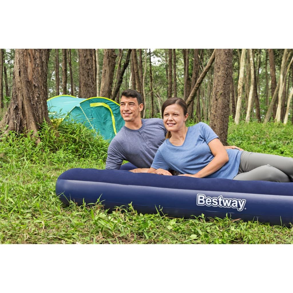 Bestway luftmadras 203x183x22 cm velourtop 67004