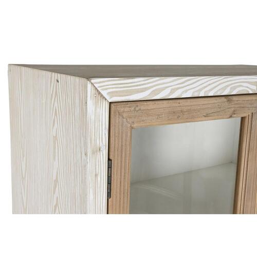 Skab Hvid Natur Krystal Gran 86 x 40 x 180 cm 80 x 42 x 180 cm