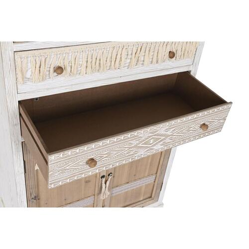 Skab Hvid Natur Krystal Gran 86 x 40 x 180 cm 80 x 42 x 180 cm