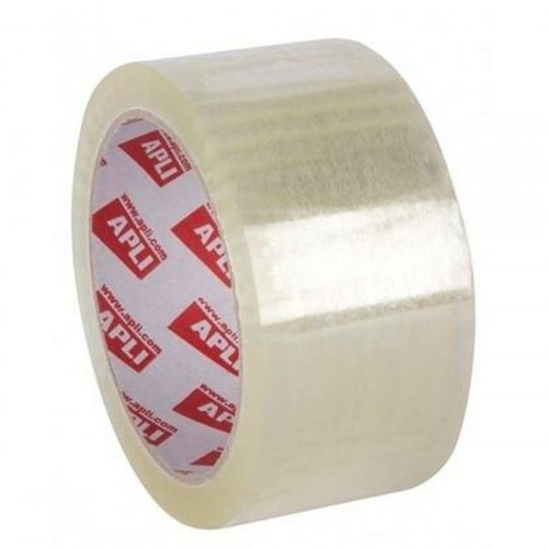 Apli pakketape gennemsigtig 48 mm x 132 m - 6 ruller