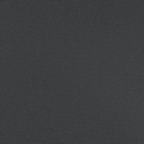 Sidemarkise 100x500 cm sammenrullelig sort
