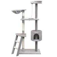 Kradsetræ til katte med sisal 150 cm grå