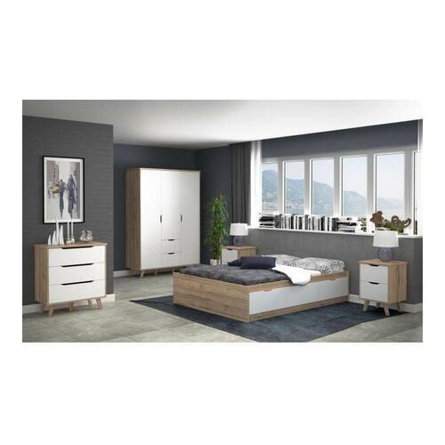 Kommode Vankka Træ Hrast (80 x 42 x 86,3 cm)
