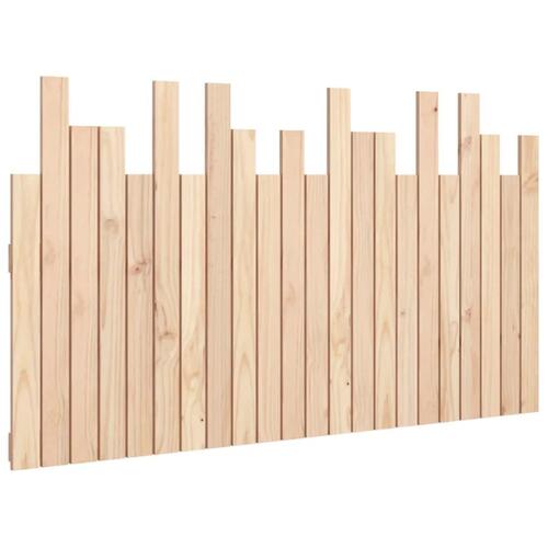 Sengegavl 140x3x80 cm massivt fyrretræ