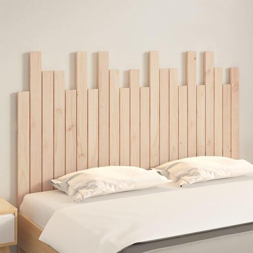 Sengegavl 140x3x80 cm massivt fyrretræ
