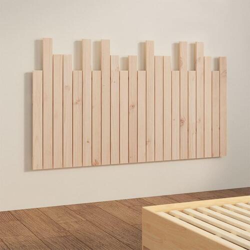 Sengegavl 140x3x80 cm massivt fyrretræ
