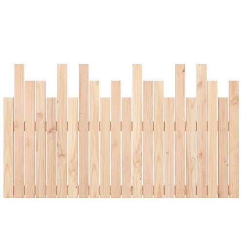 Sengegavl 140x3x80 cm massivt fyrretræ