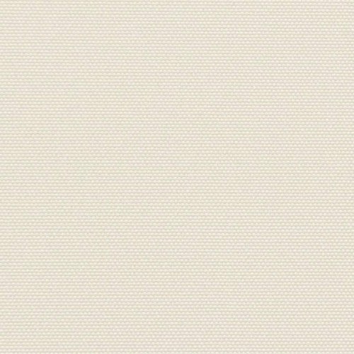 Sidemarkise 120 × 500 cm - sammenrullelig, cremefarvet