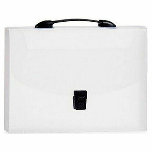 Dokumentmappe Mappe Sort Gennemsigtig A4 (25 x 3 x 33 cm) (12 enheder)