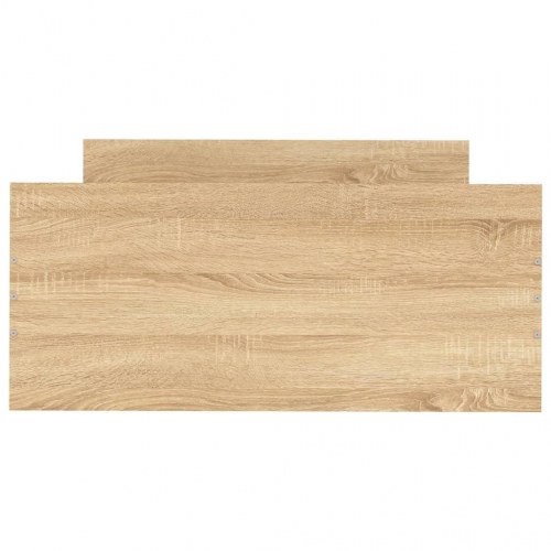 Sengeramme 90x200 cm - konstrueret træ i sonoma-eg