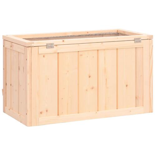 Hamsterbur 60x30x35 cm massivt fyrretræ