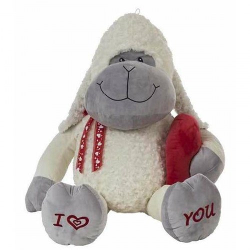 Bamse Amour 38 cm - hjerte får plysdyr til børn