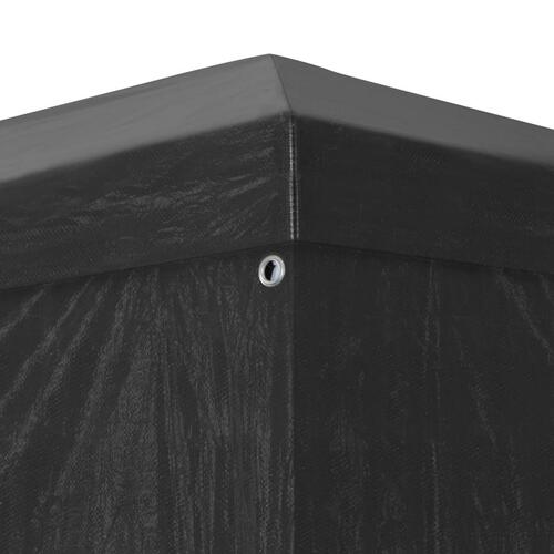 Festtelt 3 x 12 m antracitgrå