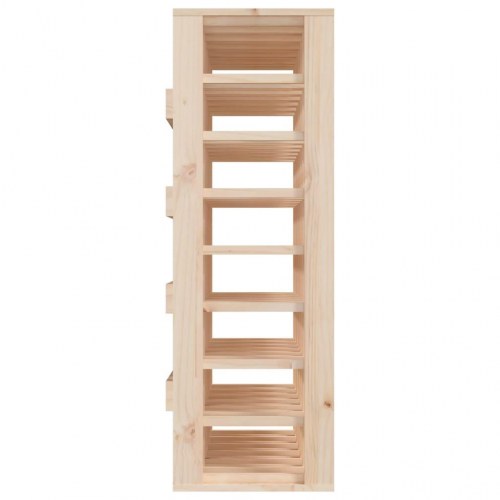 Vinreol i massivt fyrretræ - 70 × 33 × 94 cm, plads til 48 flasker